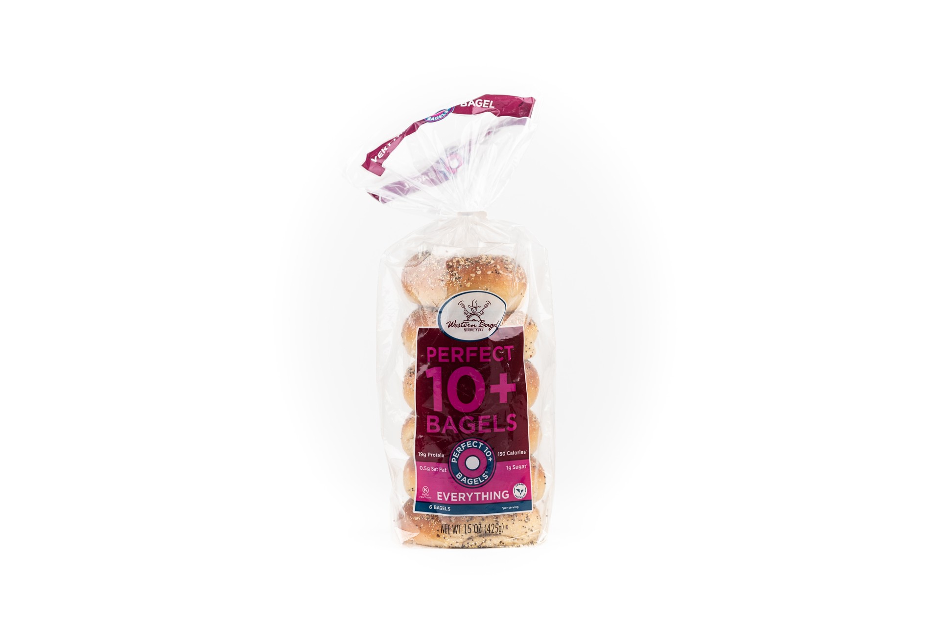 Perfect 10 Everything Protein Bagel in a bag