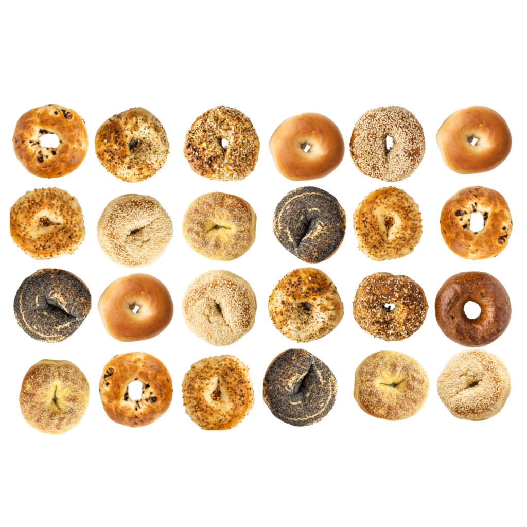 Buy 2 dozen classic bagels 24ct freshly baked