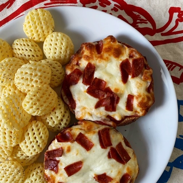 Pizza Bagel with Wheat Bagelettes, Jake, has had great success during his Journey