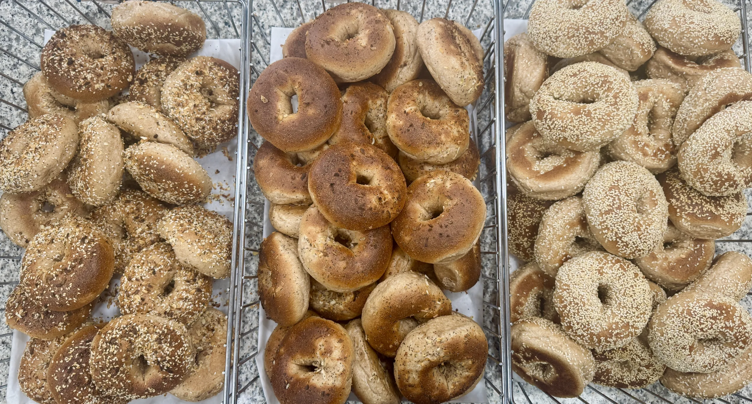 Do Bagels Spike your Blood Sugar? Whole Wheat bagels help mitigate the glucose spike from the high glycemic index of bagels. Whole Wheat Everything Bagels Whole Wheat Onion Bagels Whole Wheat Sesame Bagels